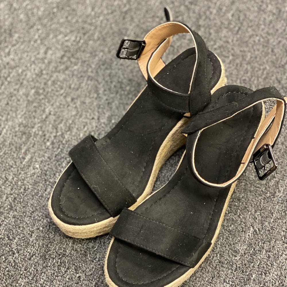 Black Espadrille Sandals